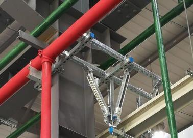 广水该抗震支架的整体式支吊架结构协调性好